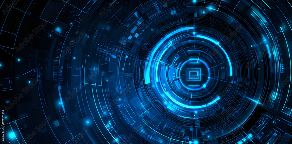 illustration 2d Abstract futuristic electronic circuit technology background design illustration 2d Abstract futuristic electronic circuit technology background design