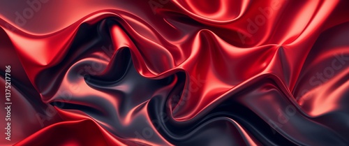 Wallpaper Mural Red metallic gradient vector pattern abstract design illustration background Torontodigital.ca