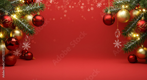 Christmas Red Background