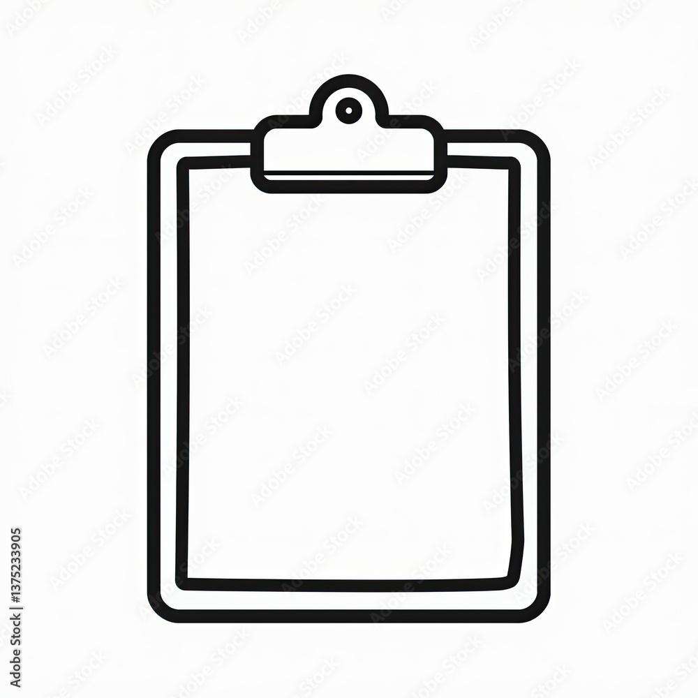 Clipboard waiting for important notes during a busy office day Clipboard waiting for important notes during a busy office day