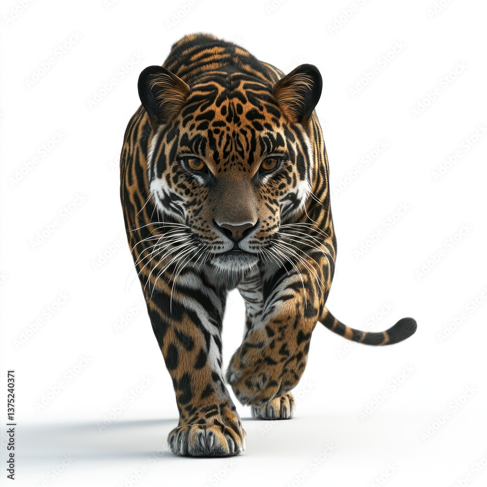 Obraz premium big tiger isolated on white background