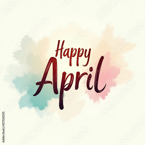 April Celebration, Spring Season, Floral Bloom vector design