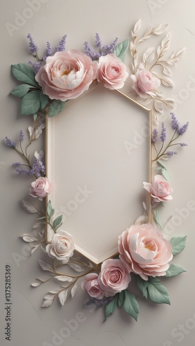 Pastel Wreath Instagram Story Background