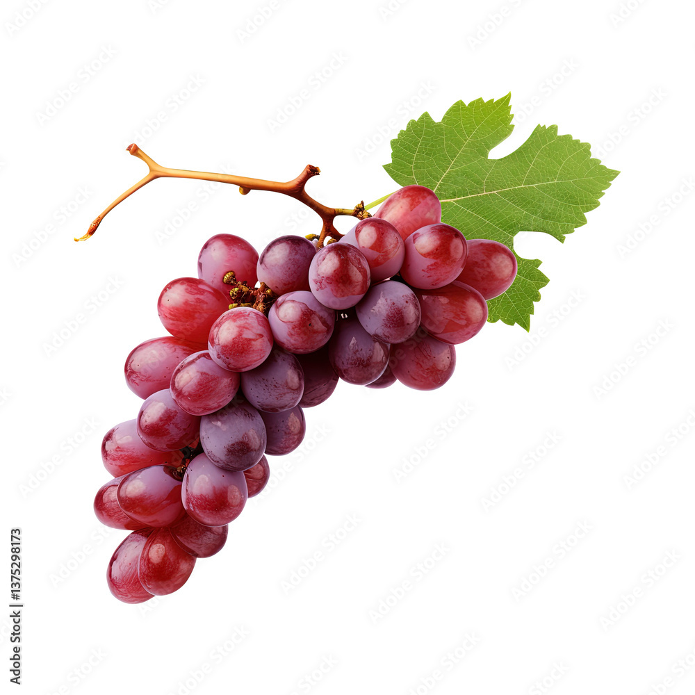 flying sliced red grape with leaves isolated on transparent background Remove png, Clipping Path flying sliced red grape with leaves isolated on transparent background Remove png, Clipping Path