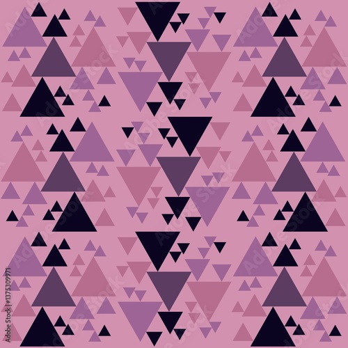 seamless geometric pattern with triangles
