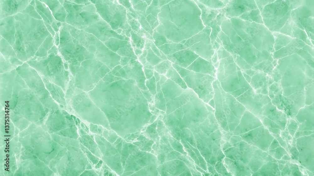 Fototapeta premium Seafoam green marble texture background