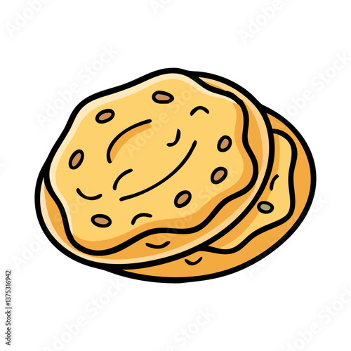 hash browns vector art, hash browns icon, food vector illustration