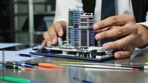 Highly skilled design and structural engineers work on cutting-edge industrial and architectural projects. From analyzing holographic blueprints to
