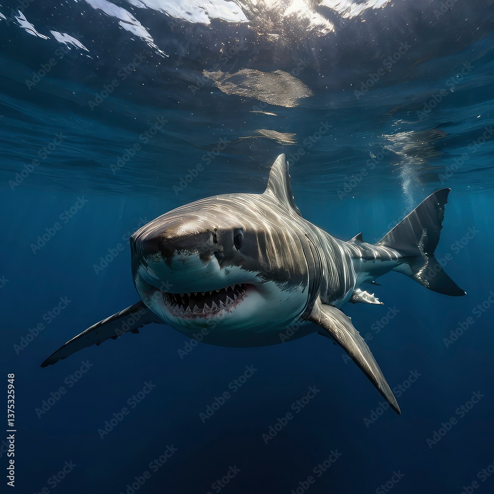 Obraz premium shark in the sea