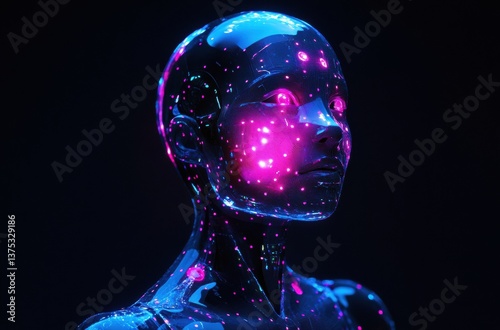 3d rendered illustration of a female figure