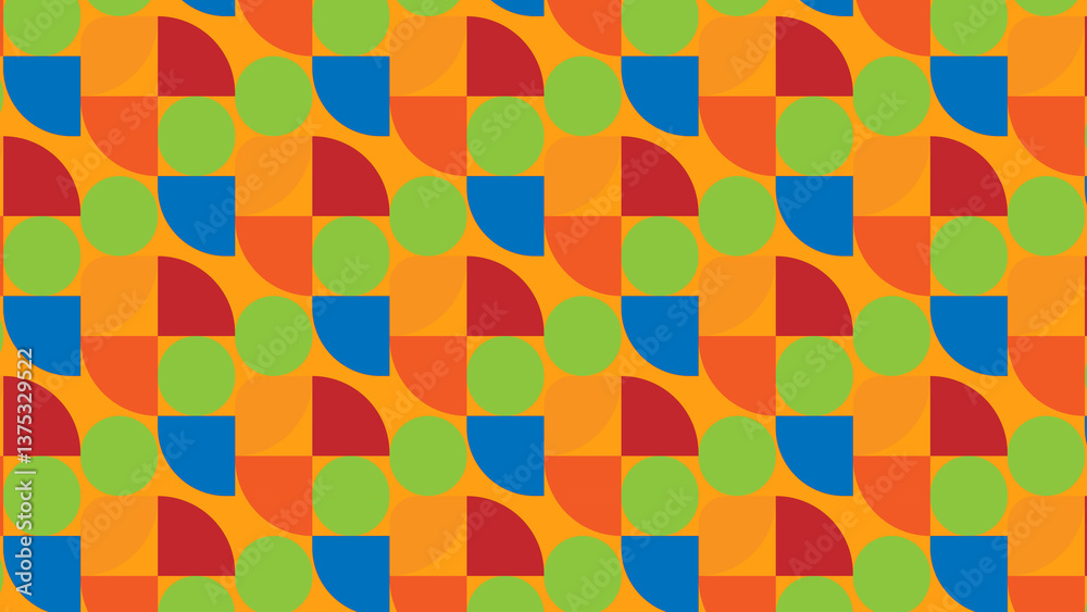 Abstract orange pattern design different shapes Abstract orange pattern design different shapes