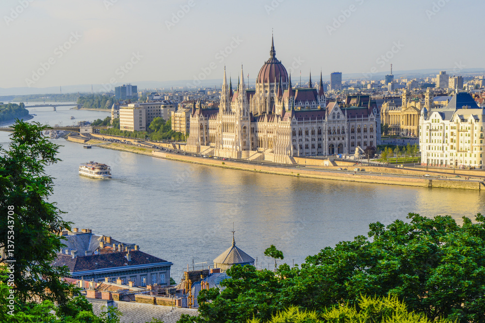 Fototapeta premium Budapest, Parlament, Ungarn