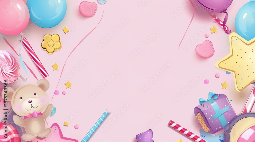 Children's Day Sweet Background: Using Sweetness as a Brush to Paint a Colorful and Happy Childhood for Children Children's Day Sweet Background: Using Sweetness as a Brush to Paint a Colorful and Happy Childhood for Children