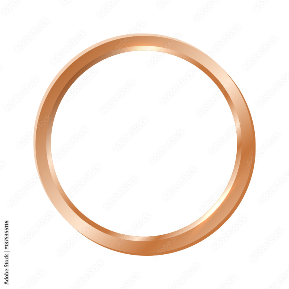 A metallic bronze circular frame with a glossy finish, symbolizing third-place awards, recognition, and elegant design. Ideal for branding and achievements. A metallic bronze circular frame with a glossy finish, symbolizing third-place awards, recognition, and elegant design. Ideal for branding and achievements.