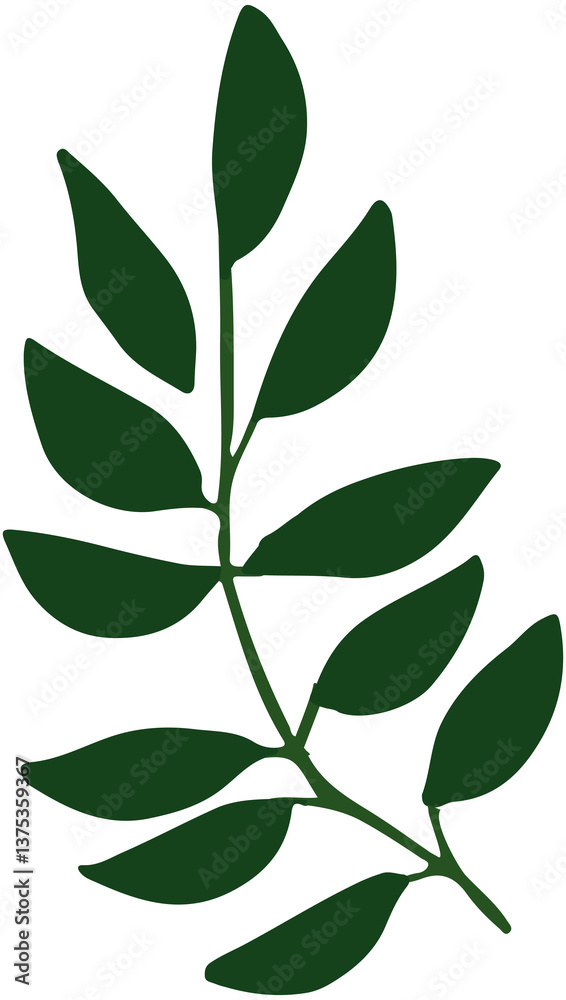 Naklejka premium Leaf Plant Icon 