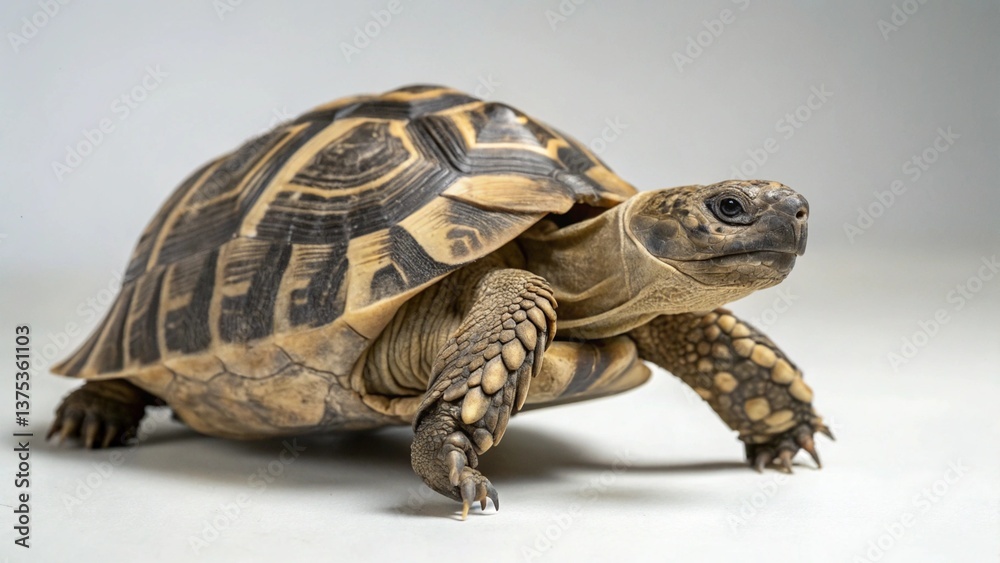 Obraz premium Tortoise on studio background