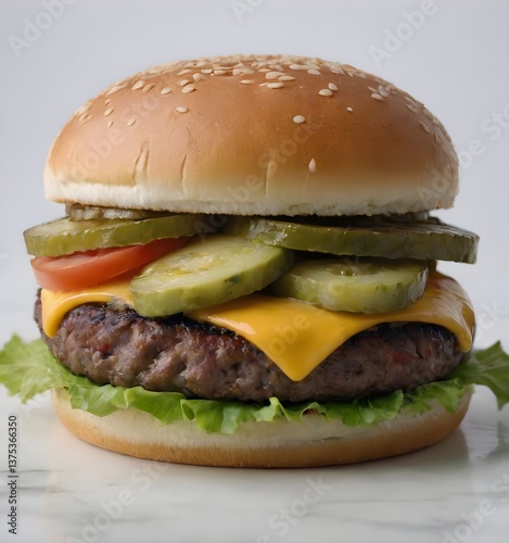 juicy Cheeseburger with Melted Perfection