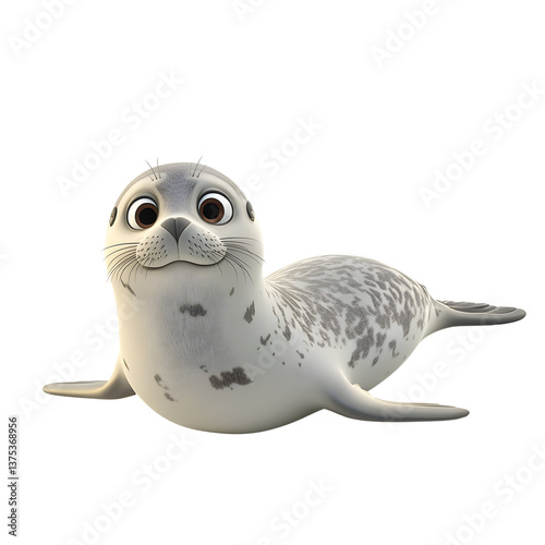 seal on transparent