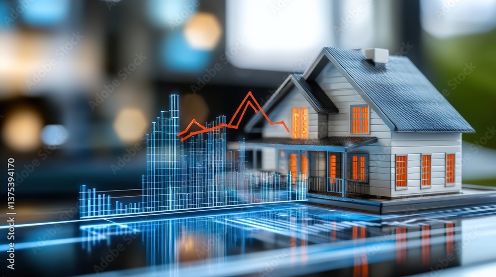 Real estate market trends analysis digital environment 3d model visualization business insights modern technology perspective Real estate market trends analysis digital environment 3d model visualization business insights modern technology perspective