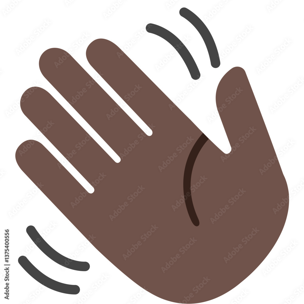 Obraz premium Waving Hand 