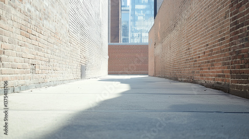 Urban Alleyway: An alleyway...