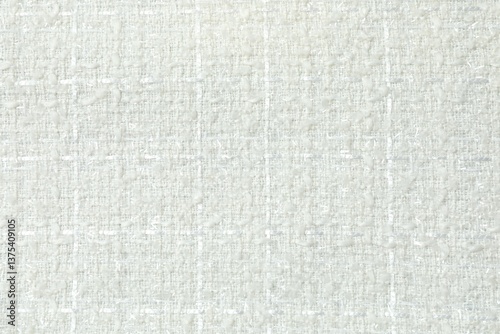 Tweed check fabric, close up