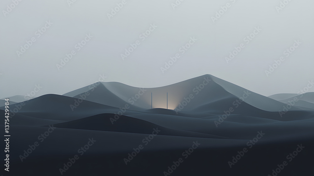 Fototapeta premium mystical desert