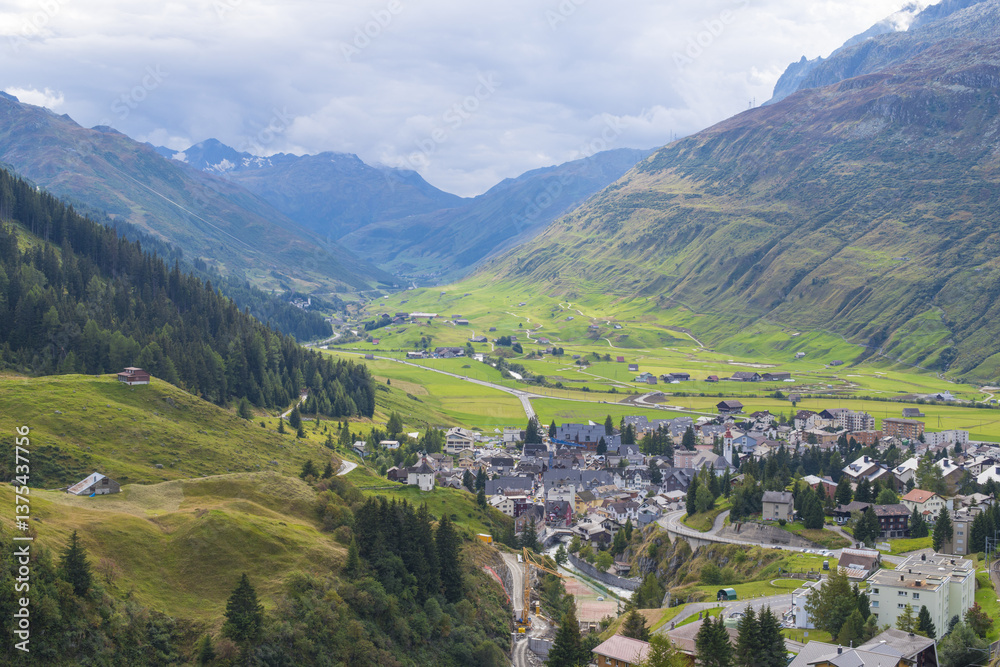 Andermatt, Urseren Tal, Schweiz, Uri