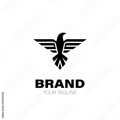 Thunderbird Logo. Thunderbird Logo Design. Thunderbird Logo Brand. Thunderbird Logo Vector Design Isolated on White Background