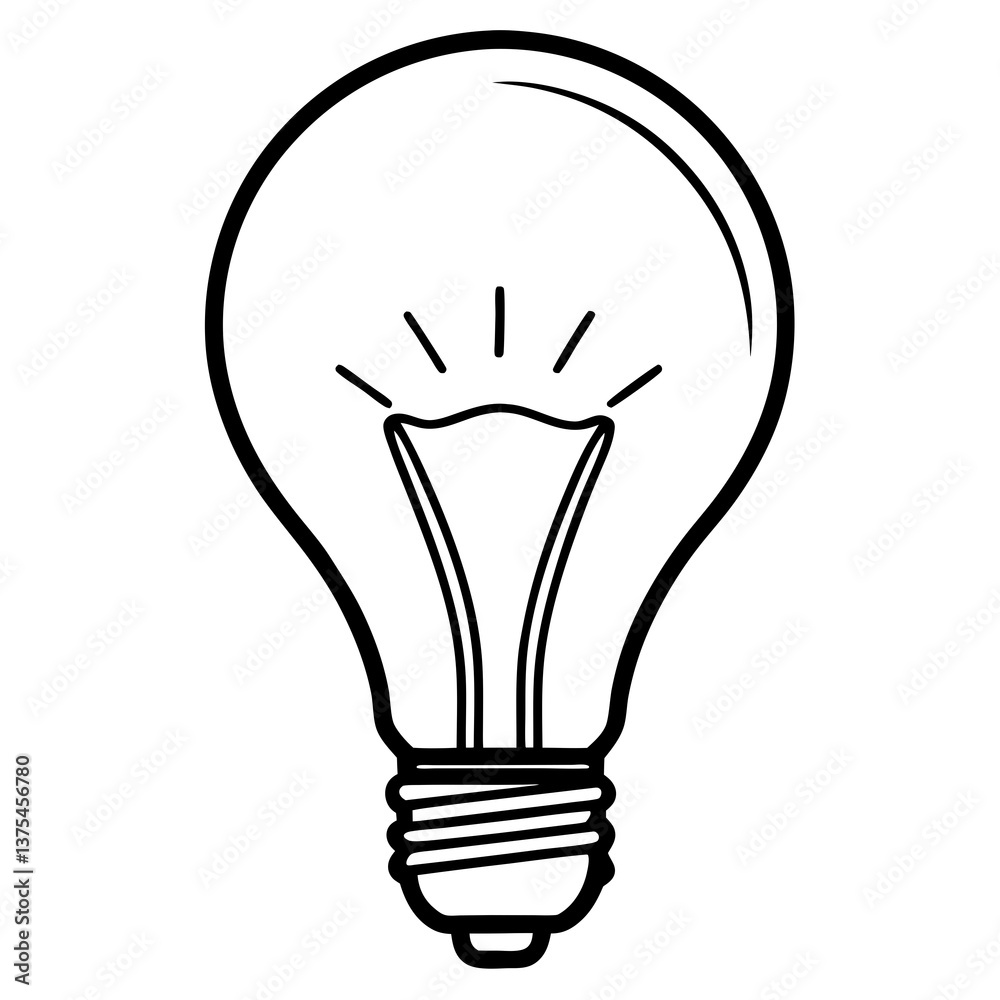 a graphic representation of an illuminated light bulb, symbolizing creativity and innovation. a graphic representation of an illuminated light bulb, symbolizing creativity and innovation.