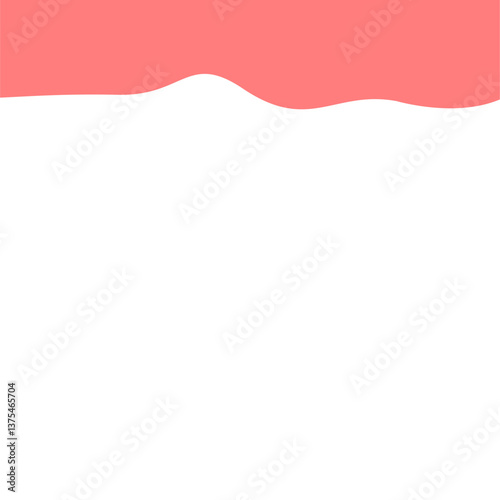 Abstract Pink Top Border Page