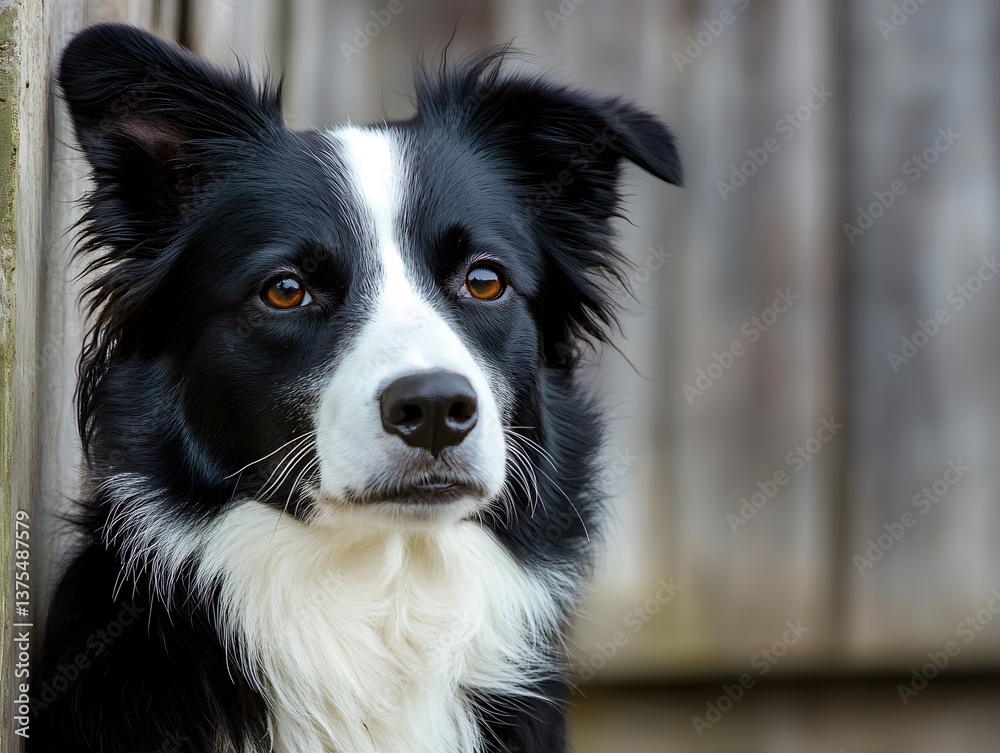 10. A Border Collie in a herding stance, looking intelligent 10. A Border Collie in a herding stance, looking intelligent