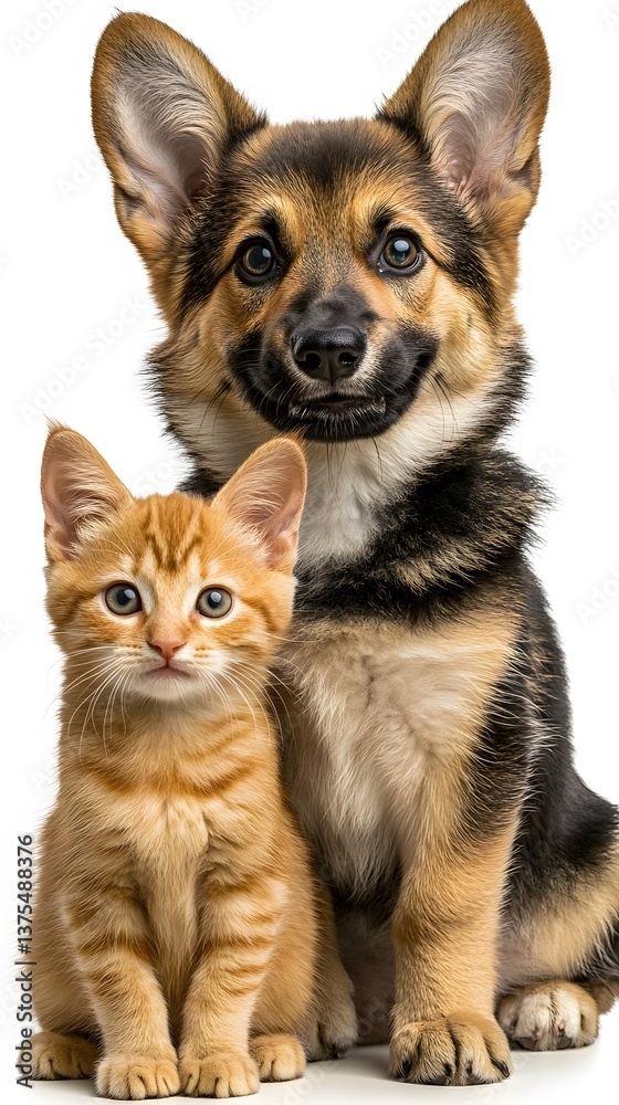 Puppy and Kitten Friends. Puppy and Kitten Friends.