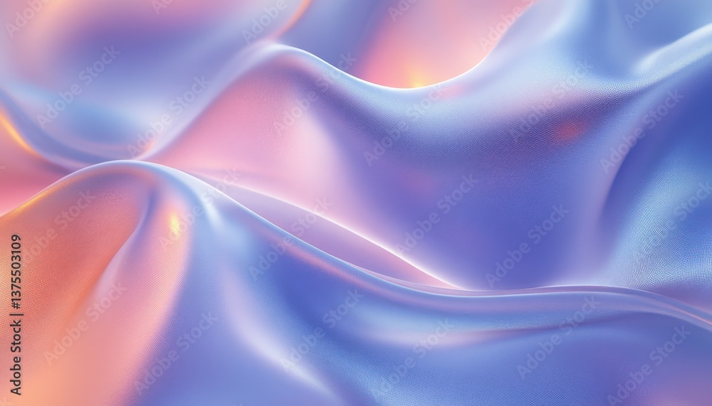 Obraz premium Abstract Holographic Fabric Texture