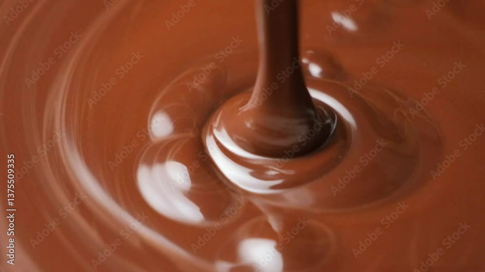 Hot chocolate sauce macro texture. Background for cooking and pastry shop Hot chocolate sauce macro texture. Background for cooking and pastry shop