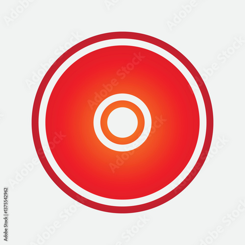 Tableau sur toile Modern Simple pokeball logo
