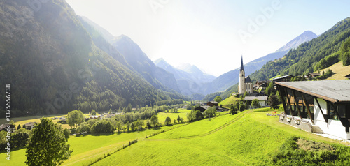 Obraz na płótnie Heiligenblut, Österreich, Kärnten, Grossglockner w salonie
