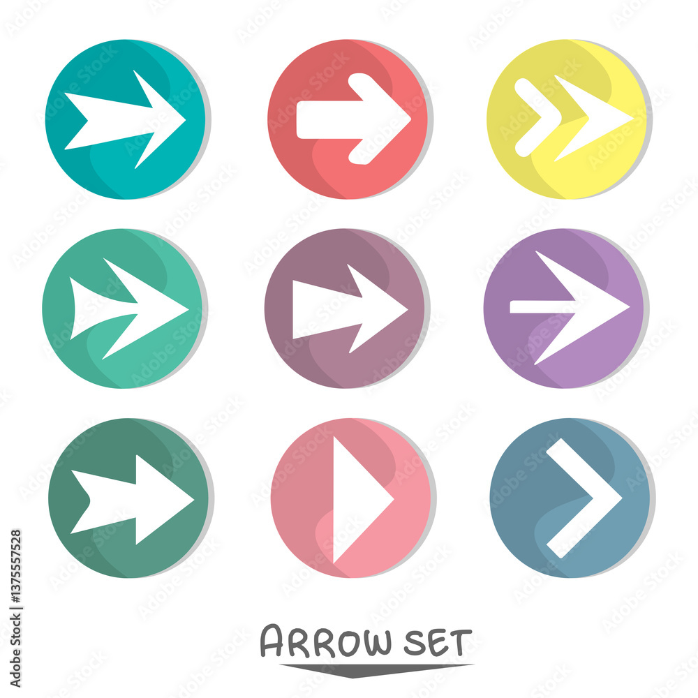 arrow icons set arrow icons set