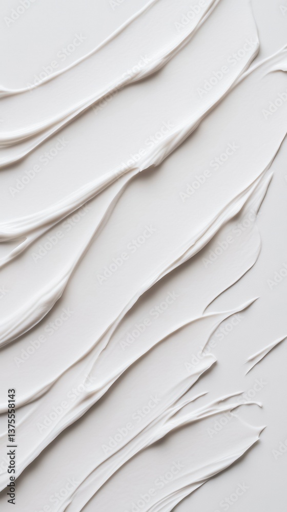 white cream texture gives sense of purity and smoothness, creating calming, clean feeling. Perfect for conveying skincare and beauty ideals white cream texture gives sense of purity and smoothness, creating calming, clean feeling. Perfect for conveying skincare and beauty ideals