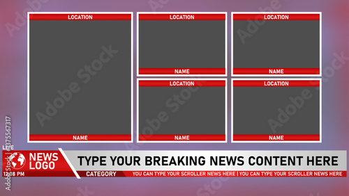News Channel Layout