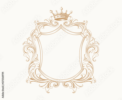 flower frame vector, floral hand drawing frame , Silhouette Round Frame With Decorative Flowers  Illustration