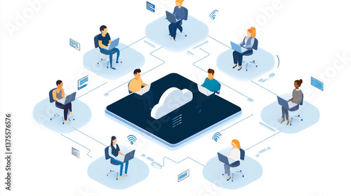 Cloud-based collaboration tools enhance teamwork and file sharing.