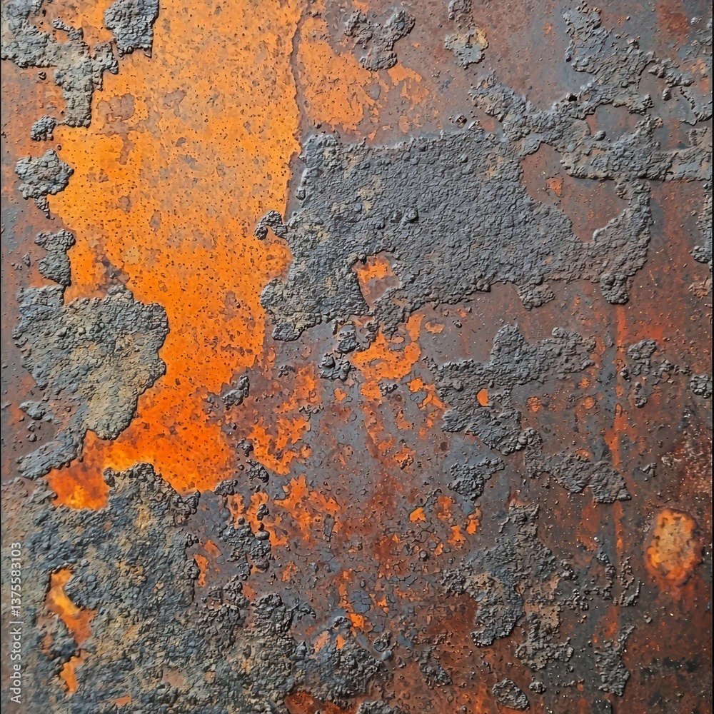 A captivating close-up of heavily rusted metal, revealing intricate textures and the effects of oxidation, showcasing the beauty of decay. A captivating close-up of heavily rusted metal, revealing intricate textures and the effects of oxidation, showcasing the beauty of decay.