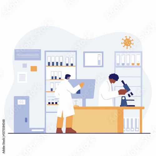 Healthcare Public Health Pandemic Response Vector