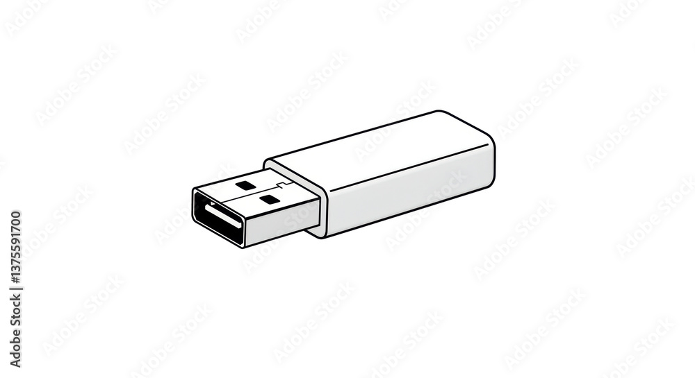 Isolated Usb Flash Drive Isolated Usb Flash Drive
