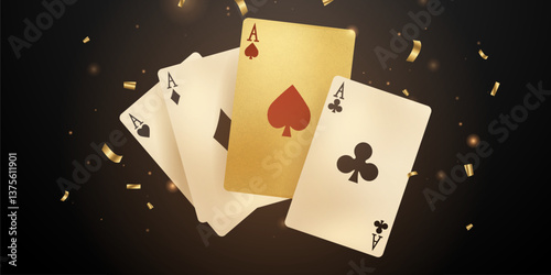 casino background vector illustration for gambling poster banner elegant design