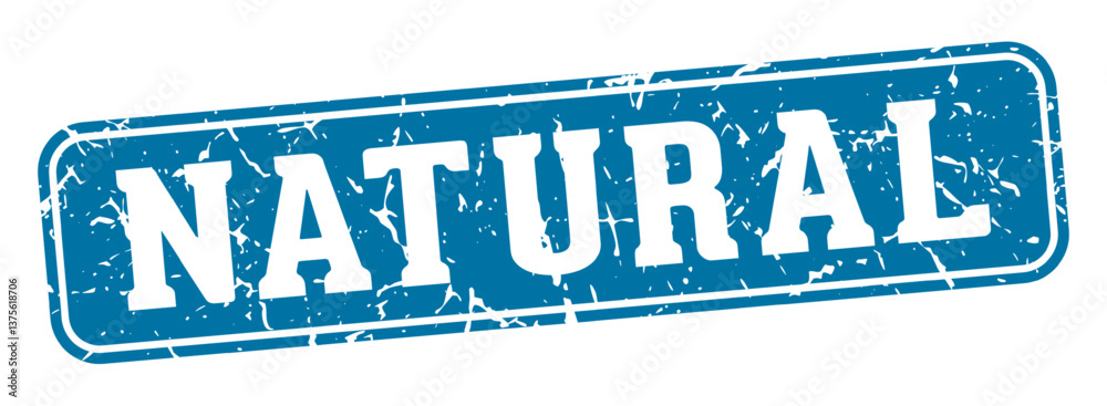 Fototapeta premium natural rectangular sign. natural stamp