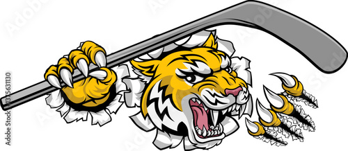 A wildcat or bobcat lynx bobcats wildcats sports team ice hockey mascot