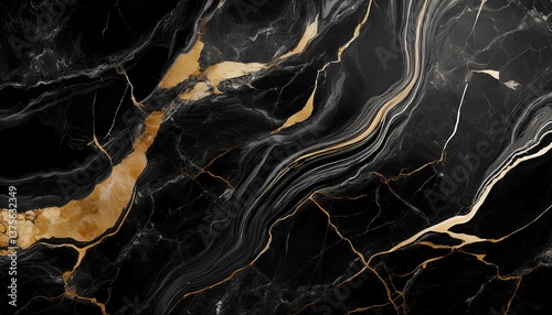 black marble background black portoro marble wallpaper and counter tops black marble floor and wall tile black travertino marble texture generative ai