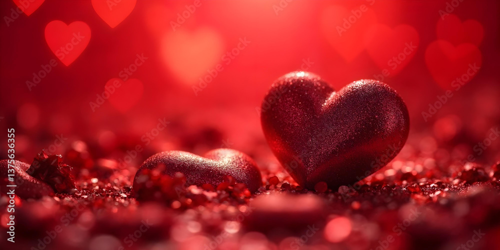 A red heart, a symbol of love and romance, is beautifully depicted with delicate petals and as a heart made of red flowers against a vibrant red background, perfect for Valentine's Day celebration and A red heart, a symbol of love and romance, is beautifully depicted with delicate petals and as a heart made of red flowers against a vibrant red background, perfect for Valentine's Day celebration and